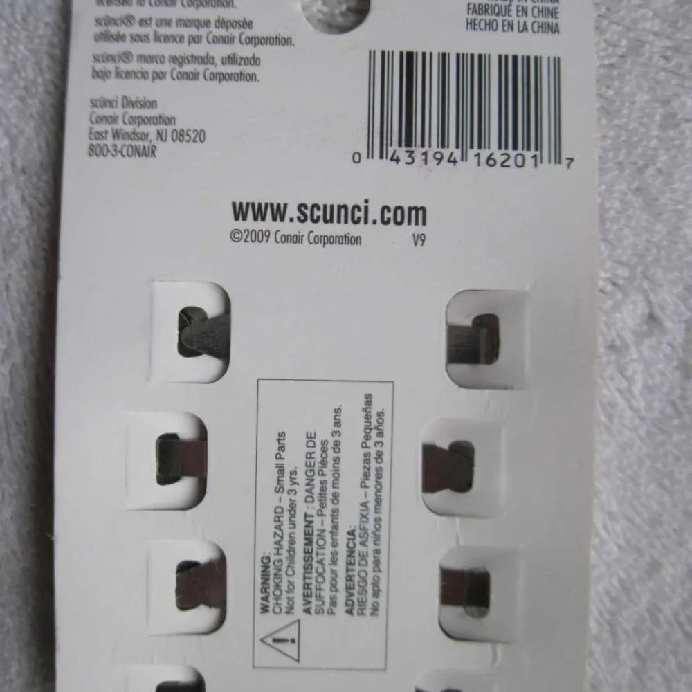 4 Scunci Dark Tortoiseshell 2 1/4